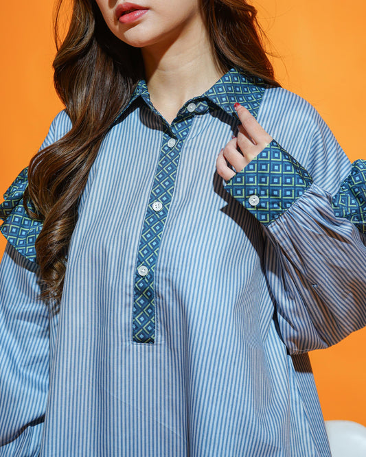 Sacia Top Light Blue